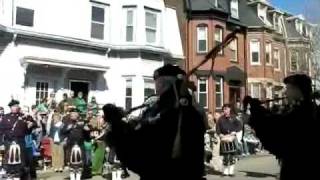 Boston Gaelic Column Pipe amp Drums Corp  2009 St Patricks Day Parade [upl. by Lombard123]