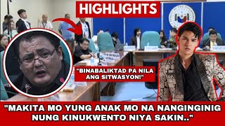 Niño Muhlach Napahagulgol sa Senado dahil sa Nangyari sa Anak na si Sandro Muhlach‼️ Senate Hearing [upl. by Joslyn]