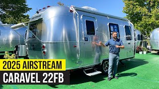 The LARGEST Single Axle Airstream  2025 Caravel 22FB Travel Trailer [upl. by Marjana]