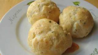 Party Cheese Puffs Recipe  Gougères Recipe [upl. by Donata]