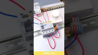 4Pole Residual Circuit Breaker and Light Wiring Tutorial for SinglePhase Circuits [upl. by Labana]