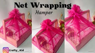 Simple Net Wrapping  Hamper craftykid18 [upl. by Lurette]