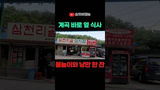 서울 계곡 바로 옆에서 식사 음주 가능 [upl. by Lebar959]