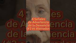 4 Señales de advertencia de la demencia salud estres demencia demencias [upl. by Eden]