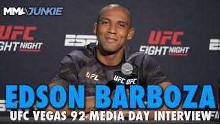 Edson Barboza Wants Max Holloway For BMF Title Dana White You Hear That  UFC Fight Night 241 [upl. by Sosna]