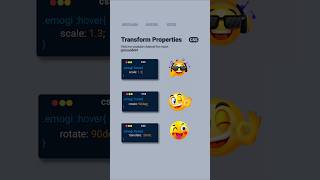 CSS Tips and Tricks Transform Properties css coding shorts cssshorts webdesign wedevelopment [upl. by Atikam]