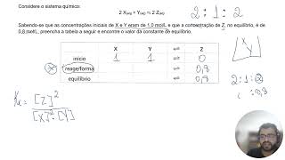 Quadro de equilíbrio químico [upl. by Merrow]