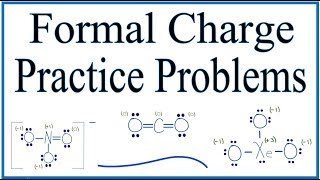 Formal Charge Practice Problems with Explanations [upl. by Arotak]