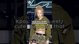 Kpop idols sweetcute moments that went viral kpop aespa shorts fyp [upl. by Hiro]