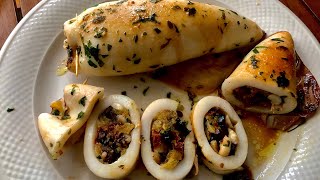 Stuffed calamari  Eolie Islands’ recipe [upl. by Estus]