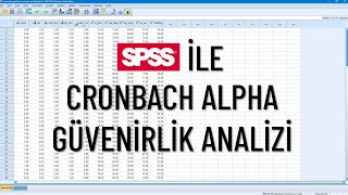 SPSS İle Cronbach Alpha Güvenirlik Analizi  Madde Analizleri Ters Kodlama ve Raporun Yazımı [upl. by Dnomyar]