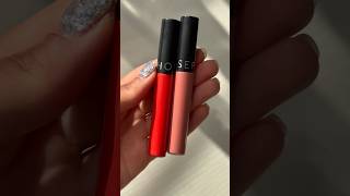 SEPHORA COLLECTION Cream Lip Stain Liquid Lipstick 78 Chili Pepper 70 First Date [upl. by Laure]