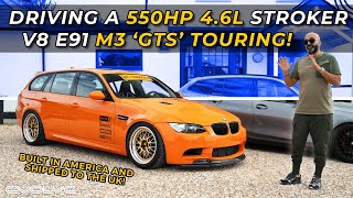 Driving the 550HP NA 46L S65 E91 M3 GTS Touring by pitandpaddock x Bilstein [upl. by Modestia607]