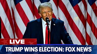 🔴 Trump speaks after winning presidency Fox News calls  LIVE [upl. by Welcy]