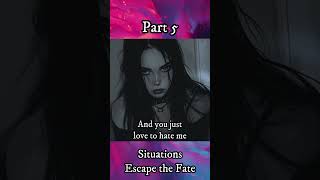 Situations  Escape the Fate  visualized lyrics Part 57 shorts [upl. by Baron]