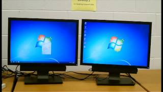 Setting Up Dual Monitors With Windows 7 [upl. by Malvin]