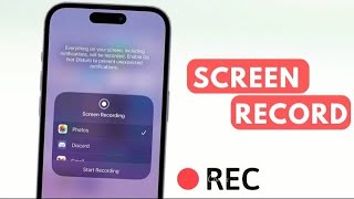 How To Screen Record on iPhone [upl. by Buhler]