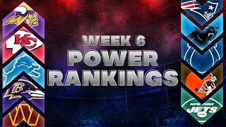 NFL Week 6 Power Rankings [upl. by Aihpled]