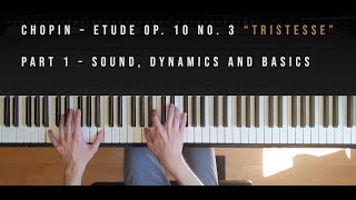 Chopin Op 10 No 3 in E Major Tutorial The Basics  quotTristessequot [upl. by Liv879]