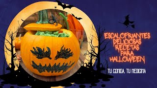 RECETAS SALUDABLES PARA HALLOWEEN  BrowniesMomias de HALLOWEEN GUACAMOLE al estilo HALLOWEEN [upl. by Anaiuq434]