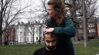 Italy meets Boston  ASMR shoulder and head massage  KIOTOAPPARENZA [upl. by Prescott573]