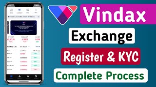 Vindax Exchange Register amp KYC Process  Vindax exchange par account kaise banaye [upl. by Sihunn246]