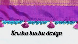 simple krosha kuchu design simple design [upl. by Prudie]