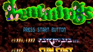 Sega Genesis Lemmings Music  London Bridge [upl. by Beryle608]