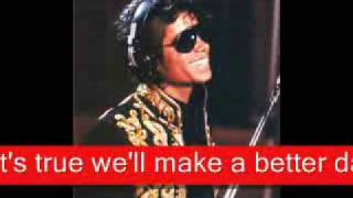 Michael Jackson We are the world Lyrics [upl. by Asiluy]