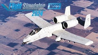 DC Designs A10 Thunderbolt II  First LookStart Up  MSFS 2024 [upl. by Alarice]