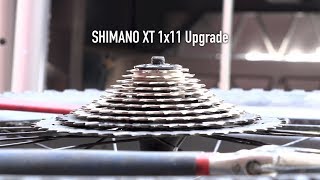 Shimano XT M8000 1x11 Speed Drivetrain Install  Timelapse [upl. by Ecinrahs]