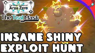 INSANE Shiny Hunt Exploit Cave in Pokemon Scarlet Violet Teal Mask DLC [upl. by Dorothy260]