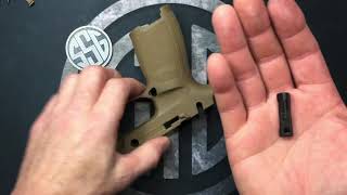 Magazine release removal methods for Sig Sauer P320 and P365 [upl. by Sehguh]