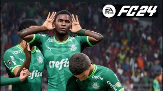 ELE É CRAQUE E DEBOCHADO Golaço de Endrick contra o São Paulo  EAFC 24 [upl. by Aramak]