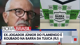 Exjogador Júnior tem cordão de ouro roubado no Rio I Bora Brasil [upl. by Nahttam]