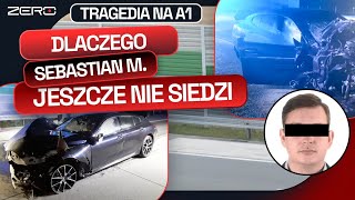 WYPADEK NA A1 CO DALEJ Z PODEJRZANYM SEBASTIANEM MBEZRADNOŚĆ PRAWNA PAŃSTWA [upl. by Yllim247]