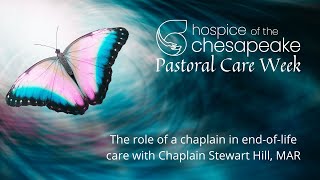 Pastoral Care Week The role of a chaplain in endoflife care [upl. by Eneirda444]