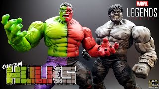 Custom Marvel Legends Compound Hulk amp Outback Hulk [upl. by Abramson938]