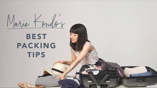 Watch Marie Kondo give this messy suitcase a makeover [upl. by Leoni548]