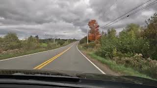 Burntcoat Head Park to Fundy Discovery Site  Nova Scotia Canada  Fall Colours  2x replay speed [upl. by Julee]