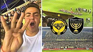 MACCABI NETANYA 41 BEITAR JERUSALEM  CRAZY ISRAELI ULTRAS ליגת ONE ZERO [upl. by Burch740]