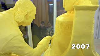 The Farm Show butter sculpture through the years [upl. by Verneuil74]