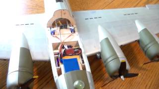 Guillows B17 rc conversion function video [upl. by Silver228]