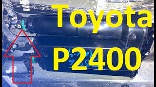 Causes and Fixes Toyota P2400 Code EVAP System Leak Detection Pump Control CircuitOpen [upl. by Ybsorc]