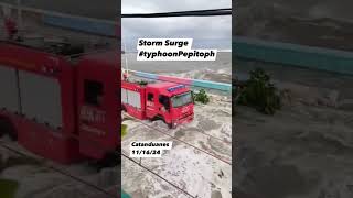 STORM SURGE Bagyong pepito mghanda po taung lahat at mgdasal typhoon pepito pepito [upl. by Sarita]