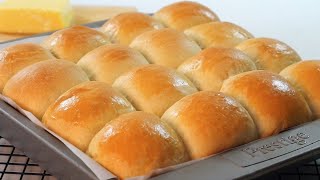 BUTTERSOFT BUNS So Easy To Make Bread [upl. by Laforge]