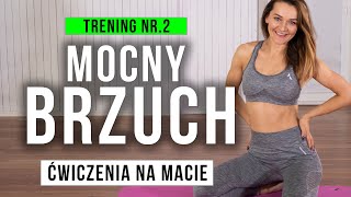 MOCNY BRZUCH 🔥 Trening nr2 Wyzwanie 30dniowe  Monika Kołakowska [upl. by Schreiber909]