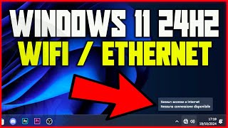 Connessione internet WIFI  Ethernet NON FUNZIONA SU WINDOWS 11 24H2  Come risolvere [upl. by Iduj460]