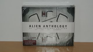 ALIEN ANTHOLOGY  35th Anniversary Limited Edition  Nostromo Space Door Box Set BluRay [upl. by Ycnay]