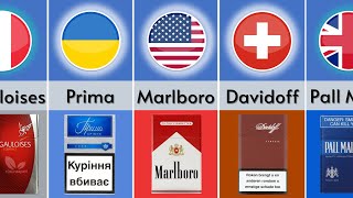 Cigarette Brands From Different Countries [upl. by Porett180]